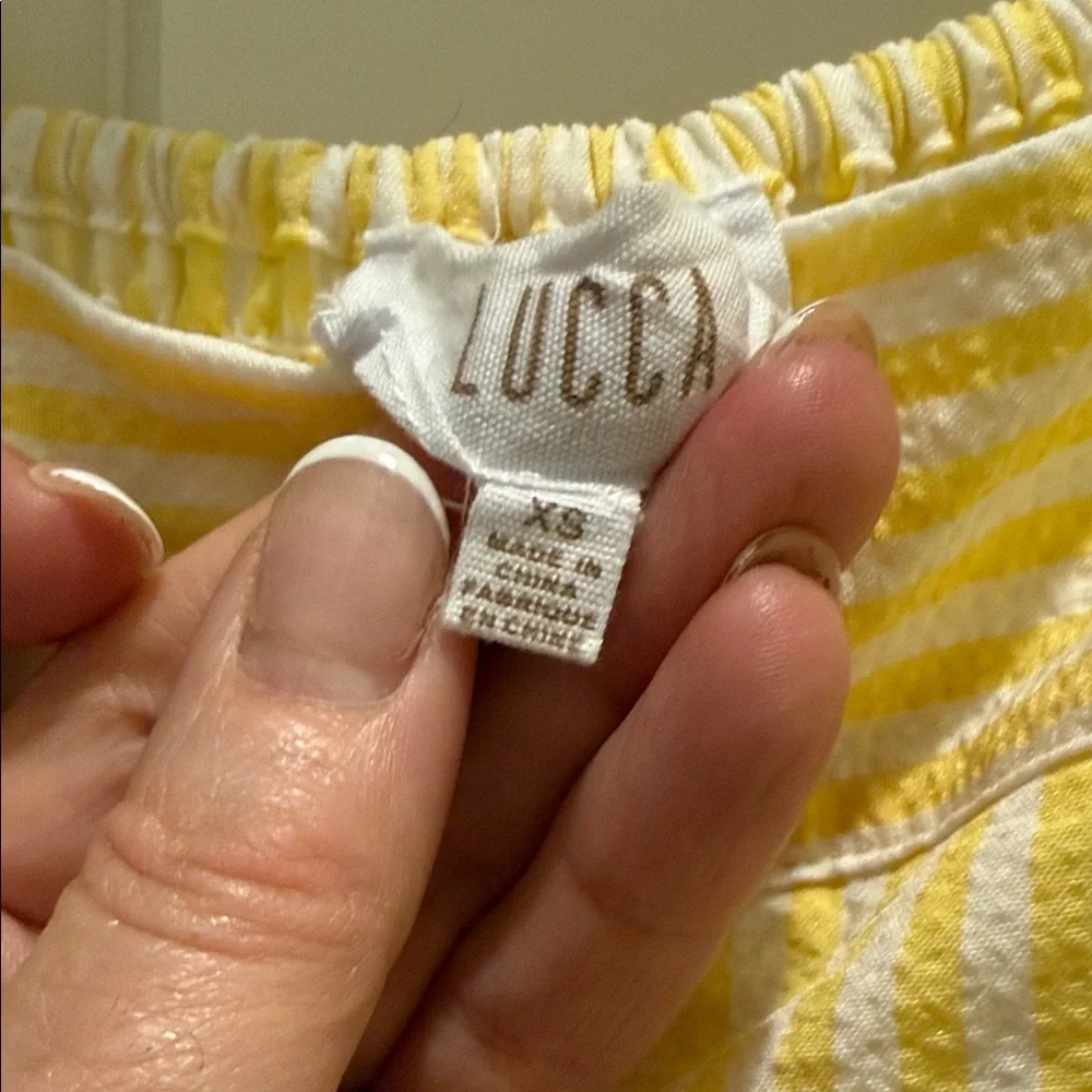 Light Yellow Tie-Shoulder Maxi Dress - Picture 2 of 3